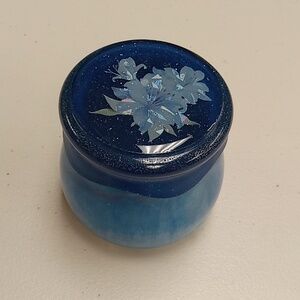 Handcrafted resin pudding jar